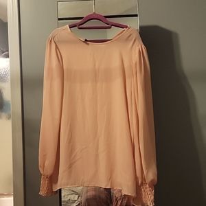 Blush blouse size large NWOT